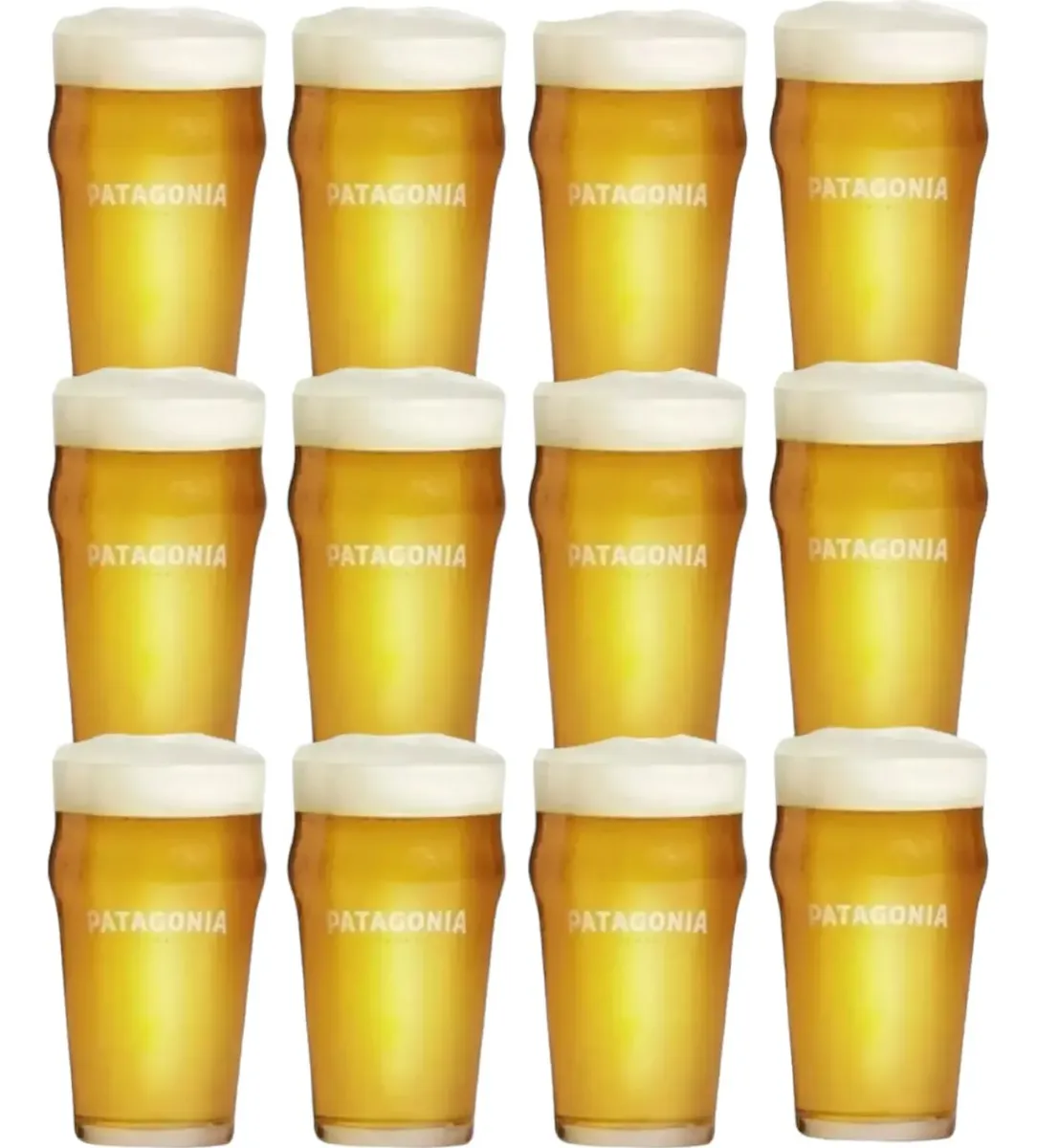 Pack 12 Vasos Patagonia Nonica 500 ML Vidrio