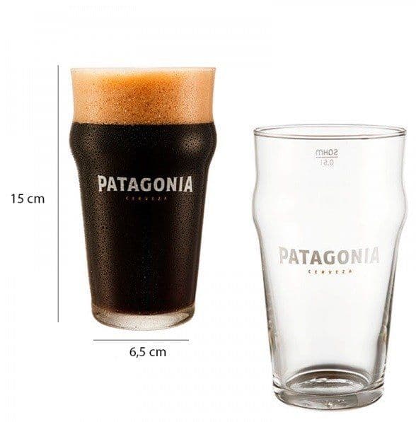 Pack 12 Vasos Patagonia Nonica 500 ML Vidrio